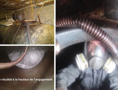 Dégazage, vidange et nettoyage d’une cuve fioul aérienne de 6000 litres en service à VIEUX-CHARMONT dans le Doubs (25).