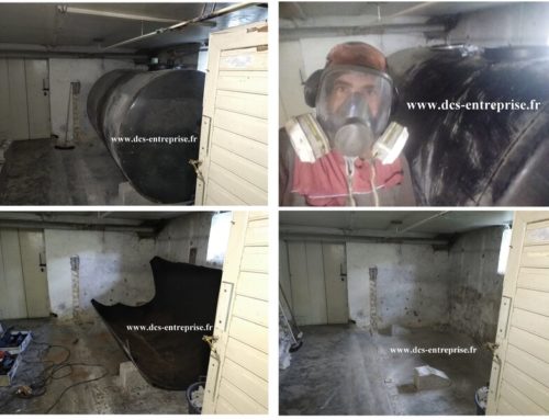 Découpage / Dépose d’une cuve à fioul dans le Doubs à VALENTIGNEY (25700)