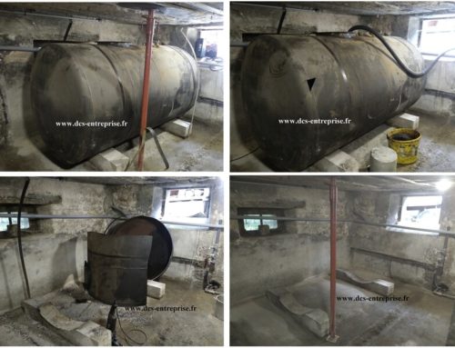 Démontage d’une cuve à fioul par DCS ENTREPRISE à FOUGEROLLES en Haute-Saône
